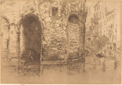 İki Kapı, c. 18791880. by James Abbott McNeill Whistler