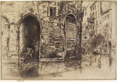 "İkinci Venedik Seti"nden İki Kapı by James Abbott McNeill Whistler