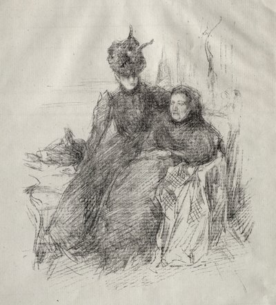 İki kadın. by James Abbott McNeill Whistler