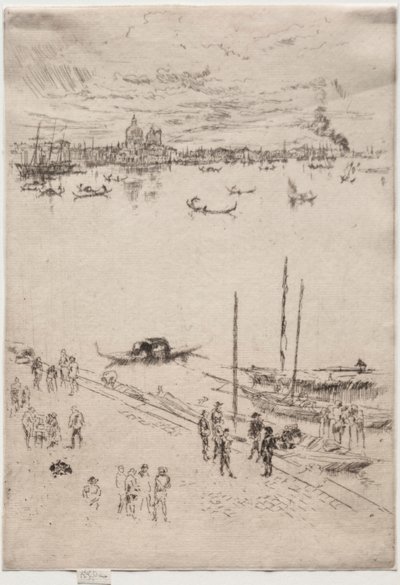 Dikey Venedik. by James Abbott McNeill Whistler