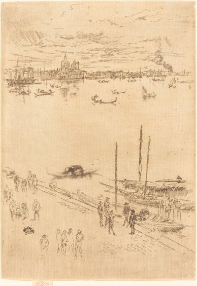 Dikey Venedik, 1879-1880. by James Abbott McNeill Whistler