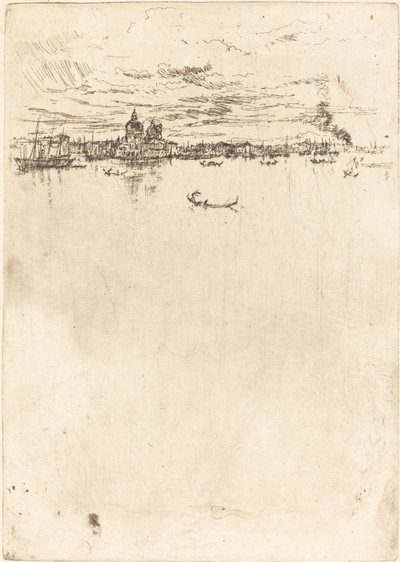 Dikey Venedik, 1879-1880. by James Abbott McNeill Whistler