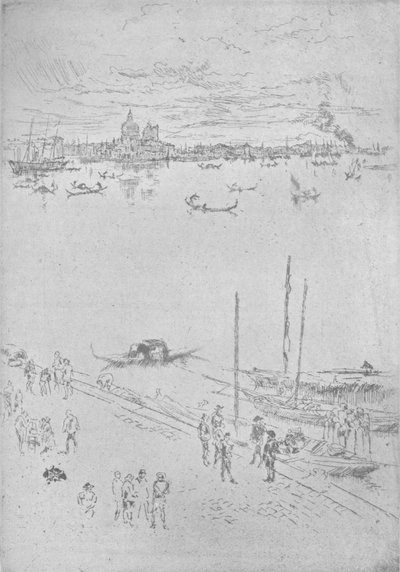 Dikey Venedik, c1880, 1904 by James Abbott McNeill Whistler