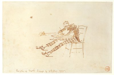 Walter Sickert (1860-1942) Eskiz, 1885 by James Abbott McNeill Whistler
