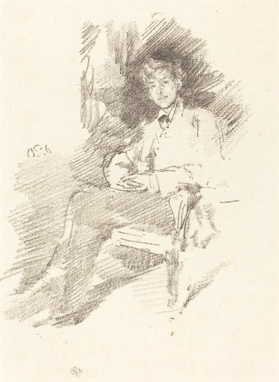 Walter Sickert, 1895. by James Abbott McNeill Whistler