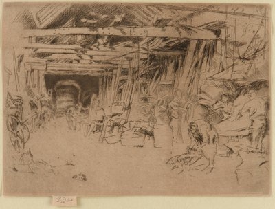 Tekerlekçi, 1879-1880. by James Abbott McNeill Whistler