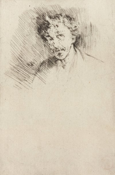 Beyaz Kilitli Whistler, 1879. by James Abbott McNeill Whistler