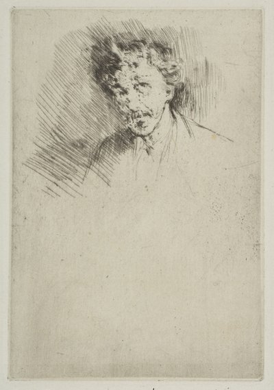 Beyaz Kilitli Whistler, 1879. by James Abbott McNeill Whistler