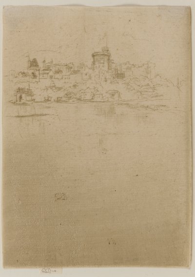 Windsor Anıtı, 1887. by James Abbott McNeill Whistler