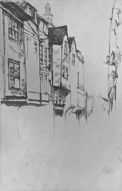 Wych Caddesi, 1877, 1904 by James Abbott McNeill Whistler