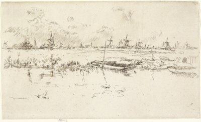 Zaandam, 1889 by James Abbott McNeill Whistler