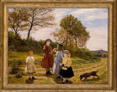 James Archer, Çiçek Toplayıcılar / Gemälde, 1863 by James Archer