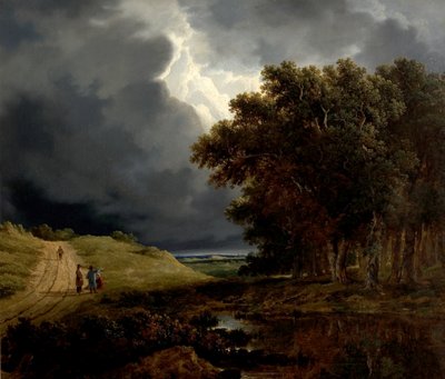 Bir Ormanın Kenarı, Yaklaşan Fırtına, 1826 by James Arthur OConnor