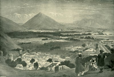 Kalenin Üst Kısmından Bala Hisarı ve Kabil Şehri, c1842, 1901. by James Atkinson