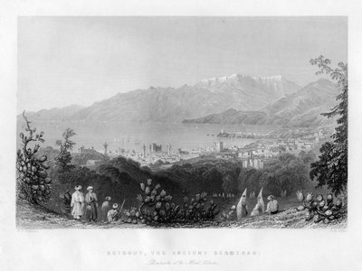 Beyrut, antik Berothah, Suriye, 1841. by James B. Allen