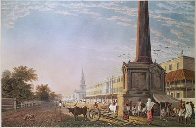 Yazarlar Binaları, Kalküta, Robert Havell tarafından oyulmuş, pub. 1824 by James Baillie after Fraser