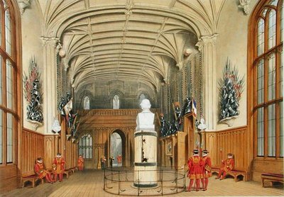 Muhafız Odası, Windsor Kalesi by James Baker (after) Pyne