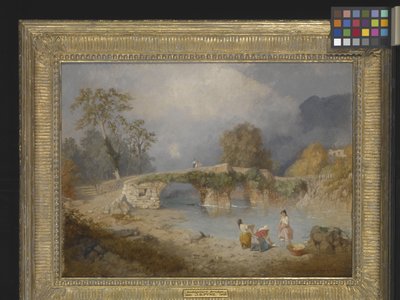 Clearing Up For Fine Weather, Beddgelert, Kuzey Galler (tuval üzerine yağlıboya) by James Baker Pyne