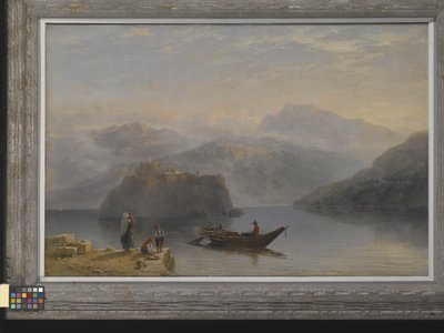 Lago Maggiore (?) (tuval üzerine yağlıboya) by James Baker Pyne