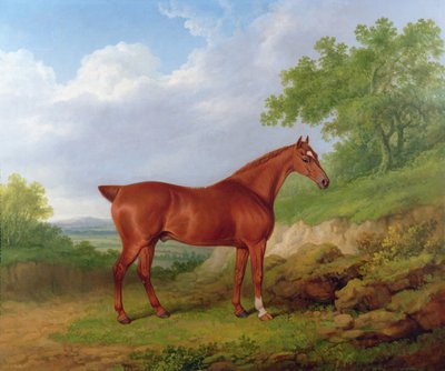 Bir Peyzajda Kestane Avcısı by James Barenger