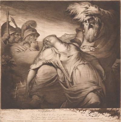 Kral Lear ve Cordelia by James Barry
