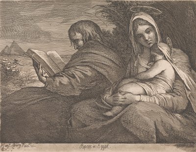 Mısır'da dinlenmek by James Barry