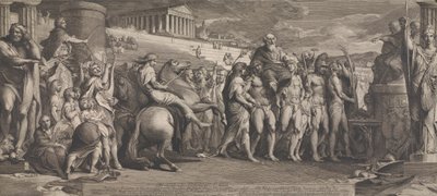 Olympia'da Diagorides Galipleri (Sanatı Teşvik Derneği'nin Büyük Odasının Duvarları İçin Tasarım) by James Barry