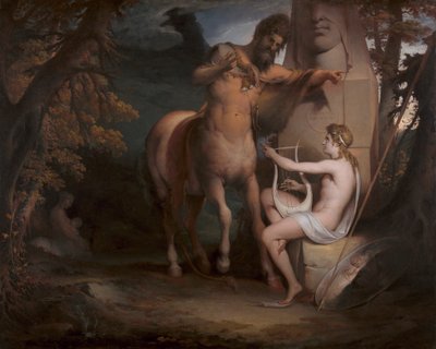 Achilles'in Eğitimi [1772, Royal Academy of Arts, Londra, sergi kataloğu] by James Barry