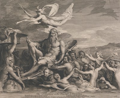 Thames veya Navigasyonun Zaferi (Sanatı Teşvik Derneği'nin Büyük Odası için Tasarımlar) by James Barry