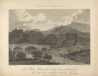 Eadsford Köprüsü'nden Clitheros by James Basire