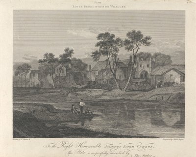 Whalley Manastırı (yakından görünüm) by James Basire