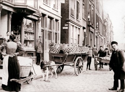 Köpek arabası, Anvers, 1898. by James Batkin