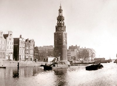 Montelbaanstoren, Amsterdam, 1898. by James Batkin
