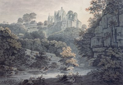 Edinburgh yakınlarındaki Hawthornden Kalesi by James Bourne