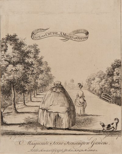 Maskeli Balo Sahnesi Kensington Bahçeleri by James Bretherton