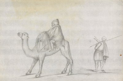 Gezgin ve Devenin Üzerindeki Adam by James Bruce