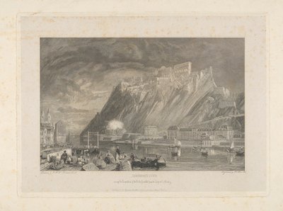 Ehenbreitstein, 1817'de Coblentz'deki Rıhtımdan Kalenin Yıkımı Sırasında. by James C. Allen