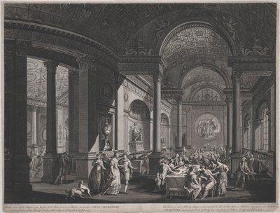 Fete Champetre, 9 Haziran 1774 (Yemek Odasının İçinde) by James Caldwall