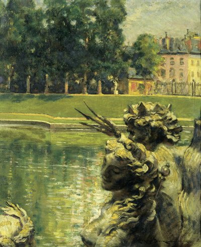Neptün Çeşmesi, Versay by James Carroll Beckwith