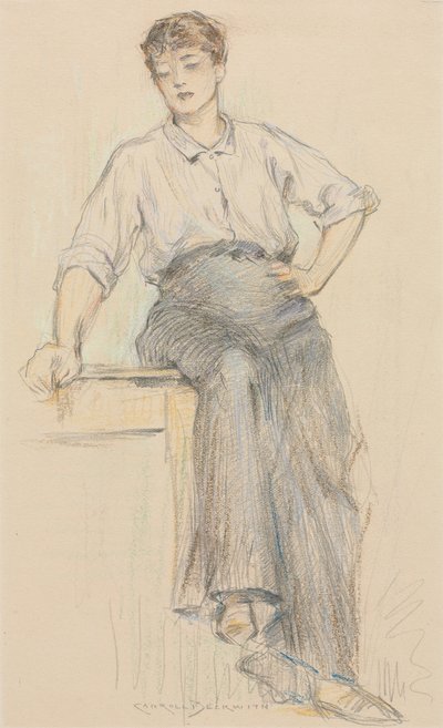 İşçi. by James Carroll Beckwith