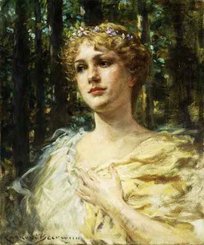 ormanlık Grace, by James Carroll Beckwith
