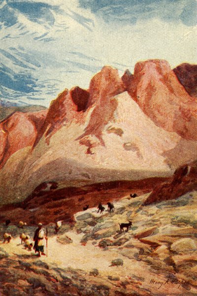 Sina Dağı - Acts vii 38, c1924. Yaratıcılar: James Clark, Henry A Harper. by James Clark and Henry A Harper