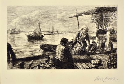 Bir Pazar Teknesi, Hollanda by James Clarke Hook