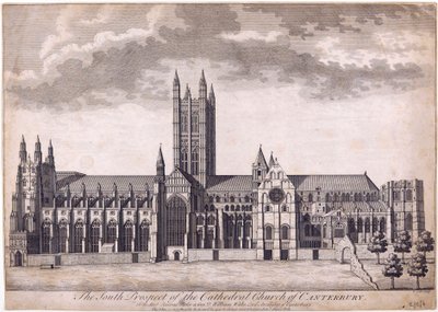 Canterbury Katedrali, c.1716-37 by James Cole