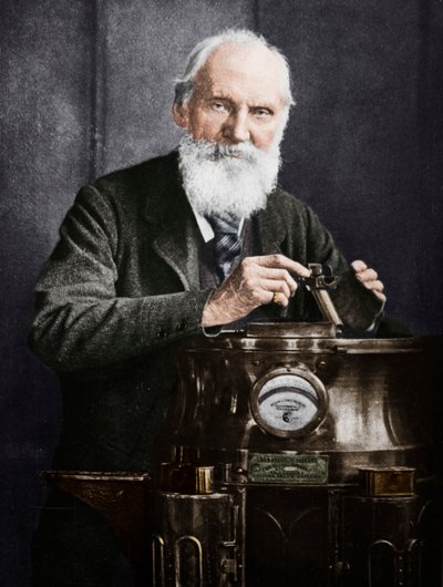 Lord Kelvin, İskoç matematikçi ve fizikçi, pusulasıyla, 1902 by James Craig Annan