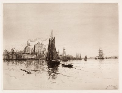 Liman Sahnesi, 1884. by James Craig Nicoll