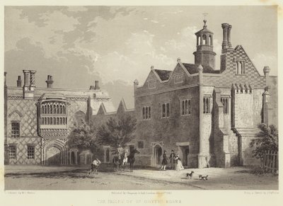 Aziz Osyth Manastırı, Essex by James Dafforne