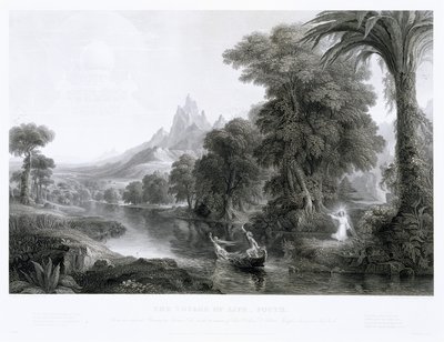 Yaşam Yolculuğu - Gençlik, c. 1855 (gravür) by James David Smillie