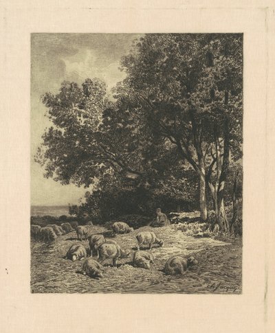 Koyunlu Manzara by James David Smillie, after Charles Émile Jacque