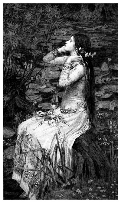 Ofelia, 1895. by James Dobie